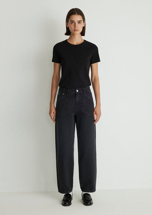 Leila Smoke Denim Jean Pants