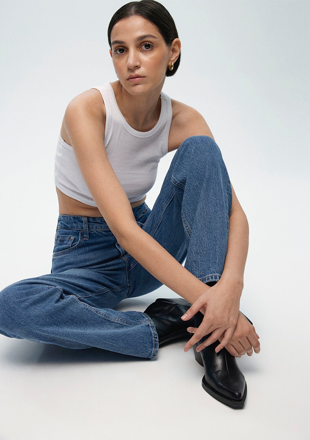 Sky Mid Classic Denim Jean Pants