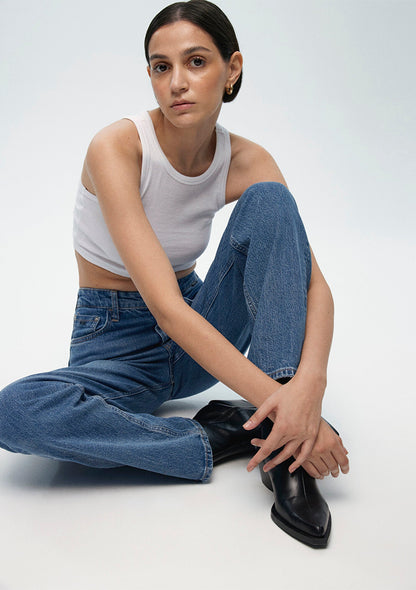 Sky Mid Classic Denim Jean Pants