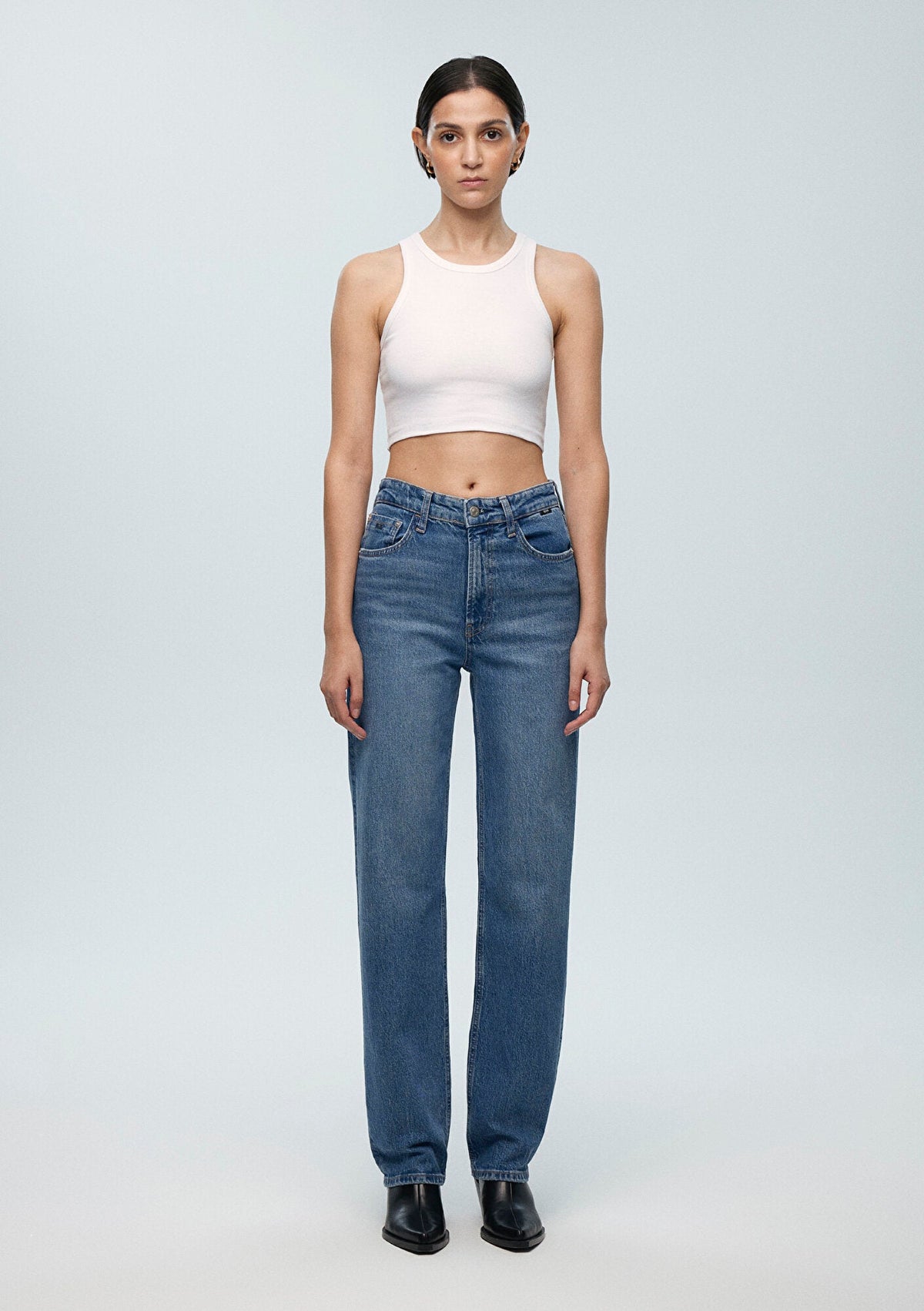 Sky Mid Classic Denim Jean Pants