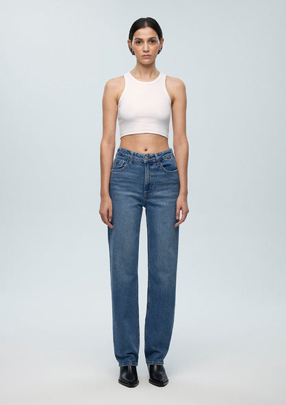 Sky Mid Classic Denim Jean Pants