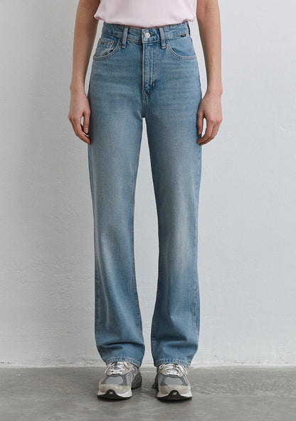 Sky Light Blue Classic Denıim Jean Pants