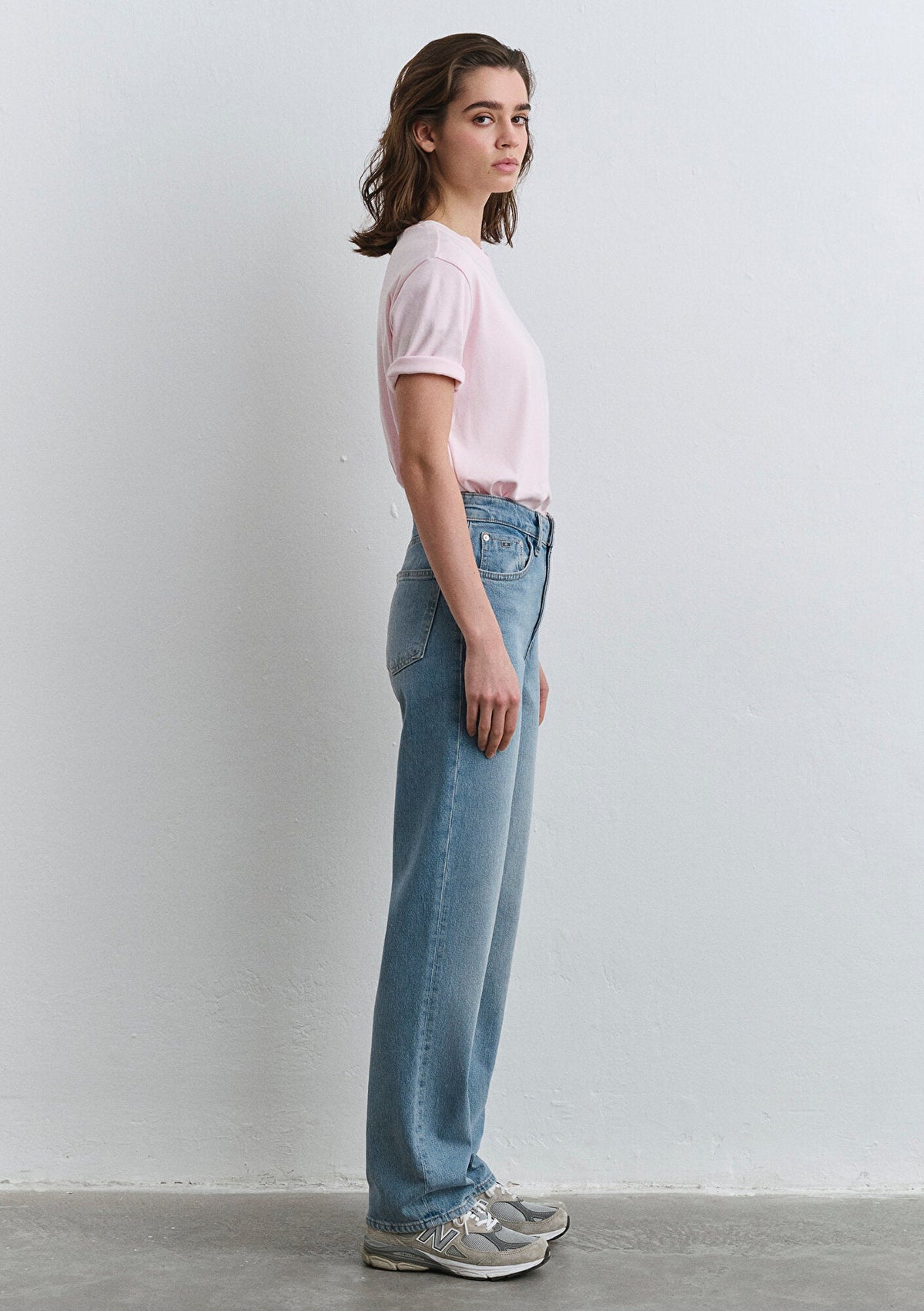 Sky Light Blue Classic Denıim Jean Pants
