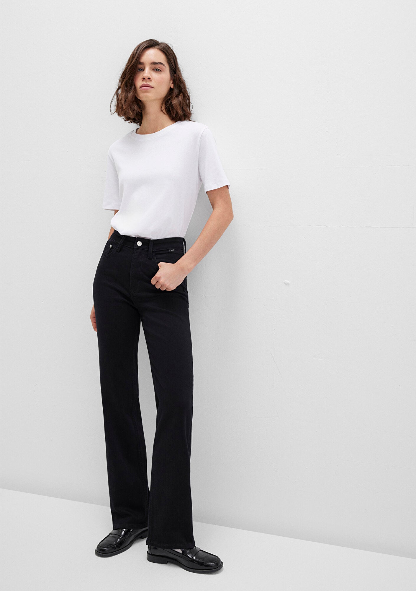 Sky Black Classic Denim Jean Pants