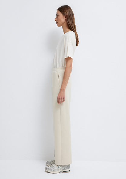 Sporty Lux (Tencel™) Ecru Sweatpants