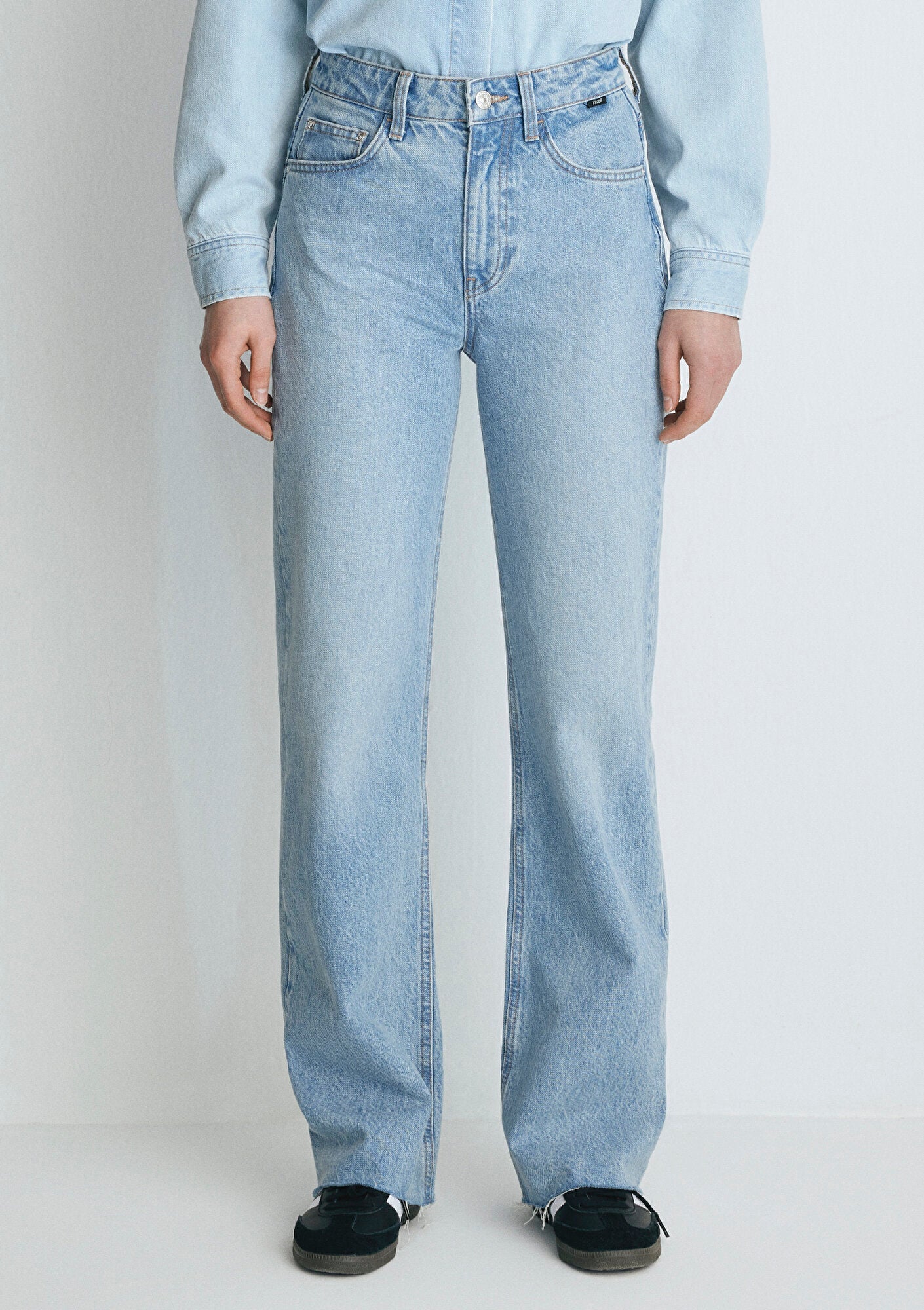 Victoria Light Shaded Denim Jean Pants