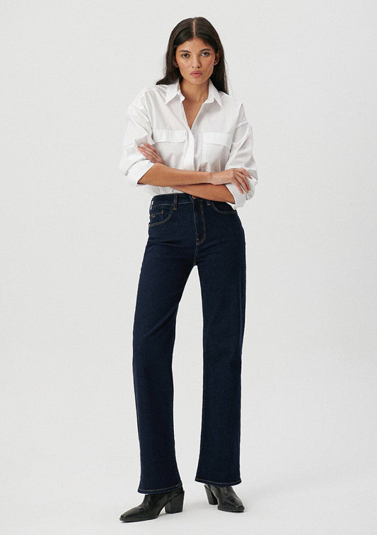 Victoria Deep Rinse Gold Icon Jean Pants