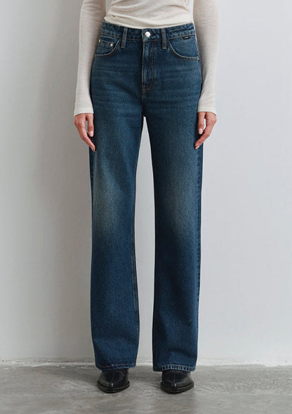 Victoria Classic Denim Navy Jean Pants