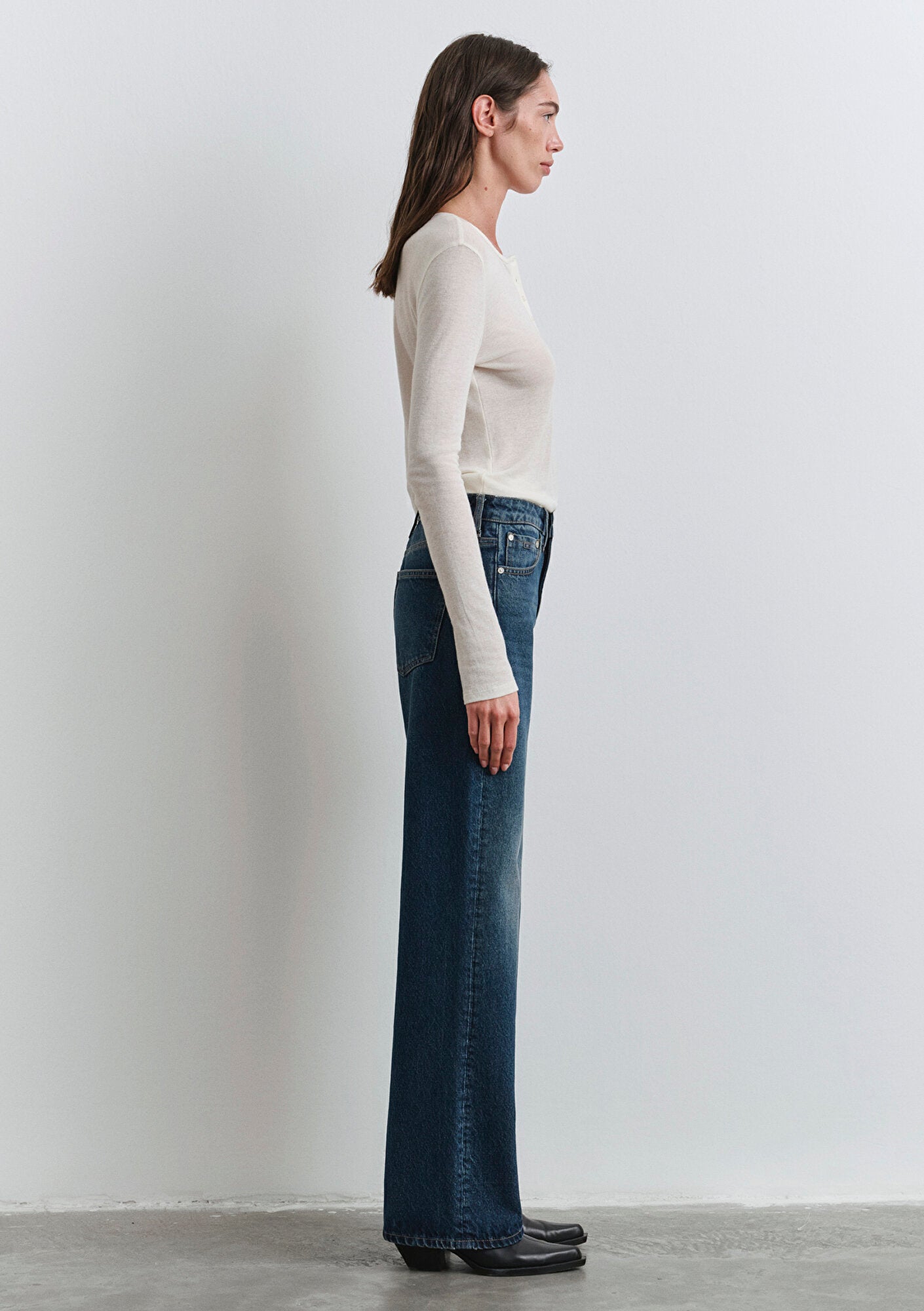 Victoria Classic Denim Navy Jean Pants
