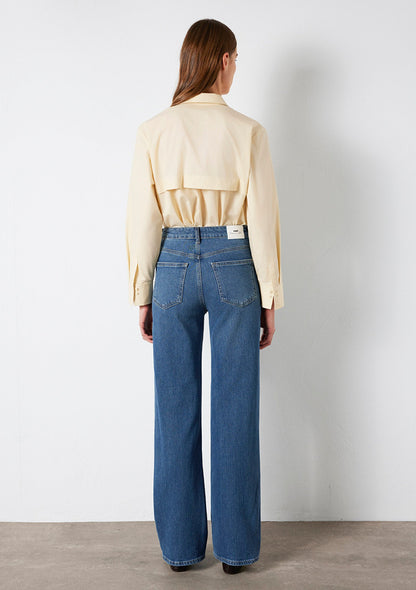 Victoria Dark Blue Premium Blue Jean Pants