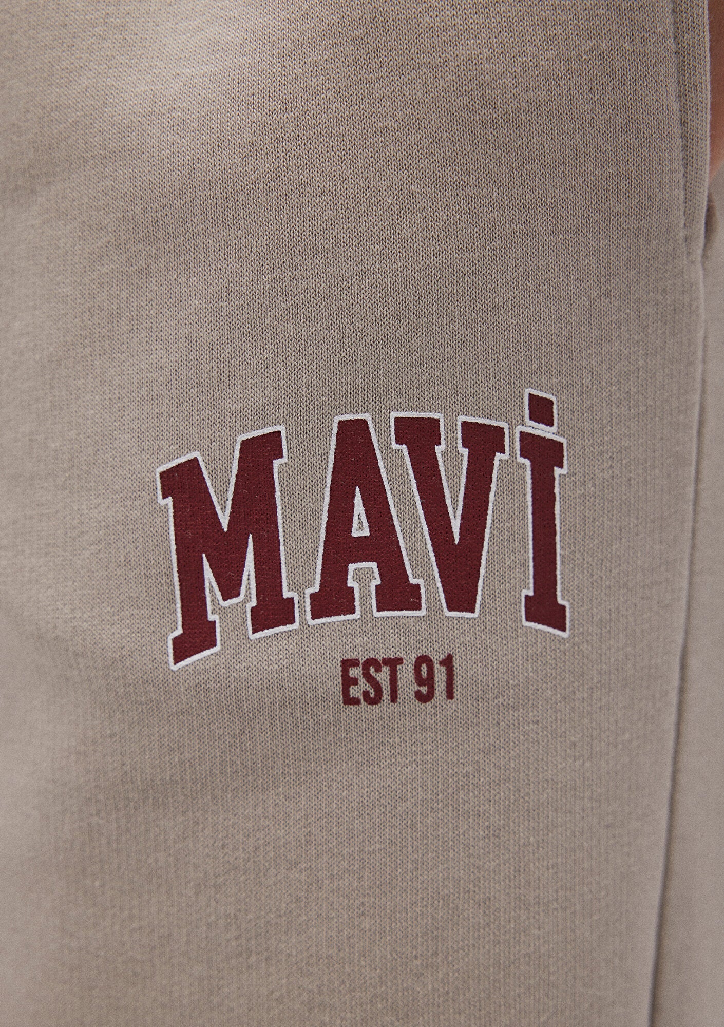 Mavi Logo Printed Anthracite Sweatpants