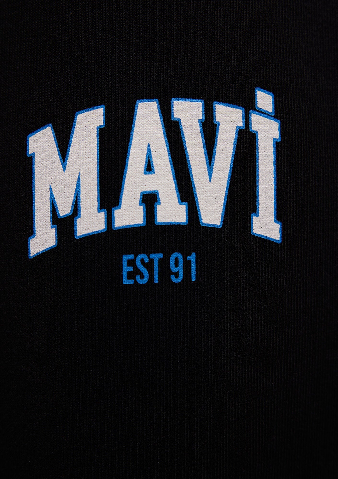 Mavi Logo Printed Black Sweatpants