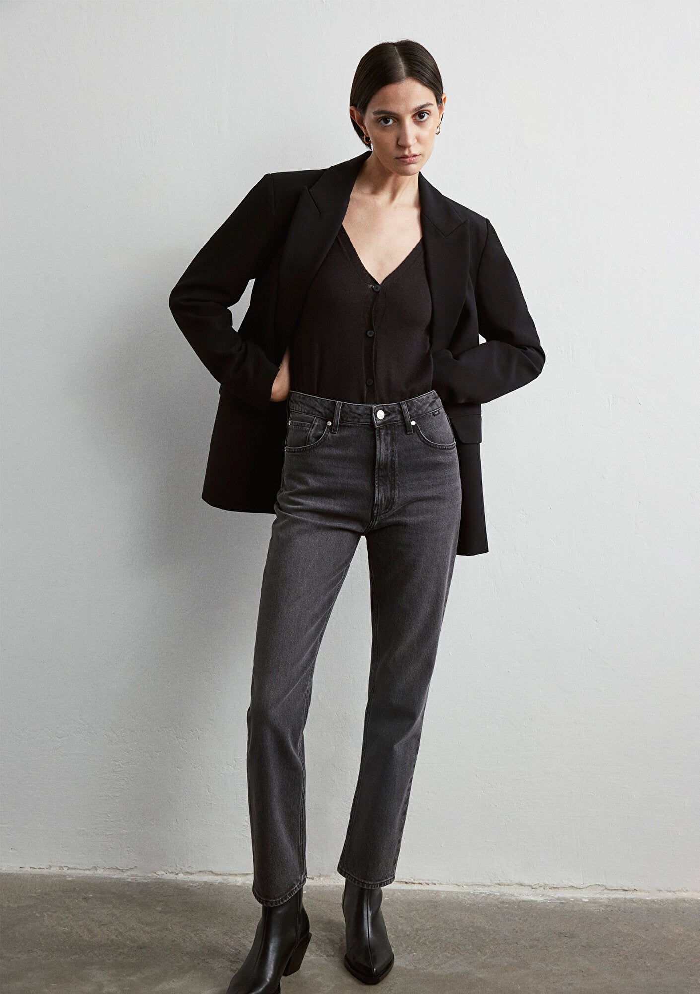Rockstar Dark Smoke Icon Denim Jean Pants