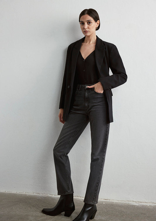 Rockstar Dark Smoke Icon Denim Jean Pants