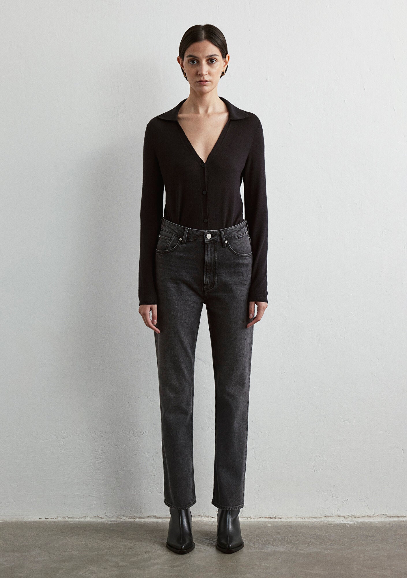 Rockstar Dark Smoke Icon Denim Jean Pants