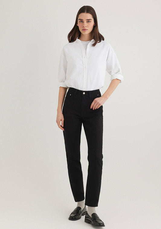 Star Double Black Denim Jean Pants