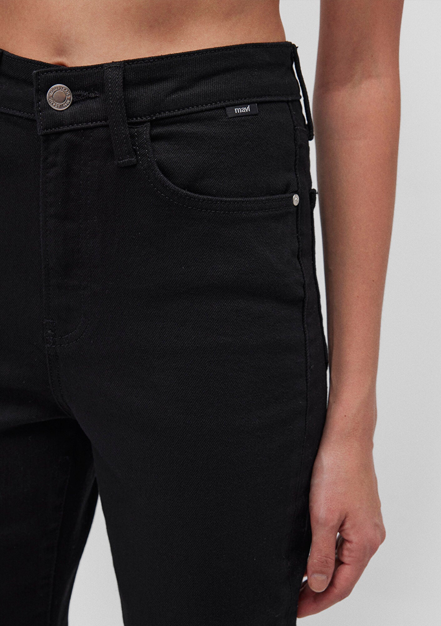 Star Double Black Denim Jean Pants