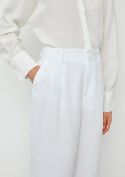 White Culotte Pants