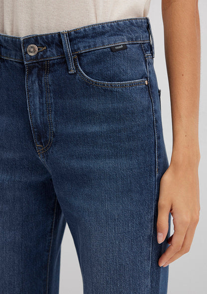 Jane Dark Shaded Classic Denim Jean Pants