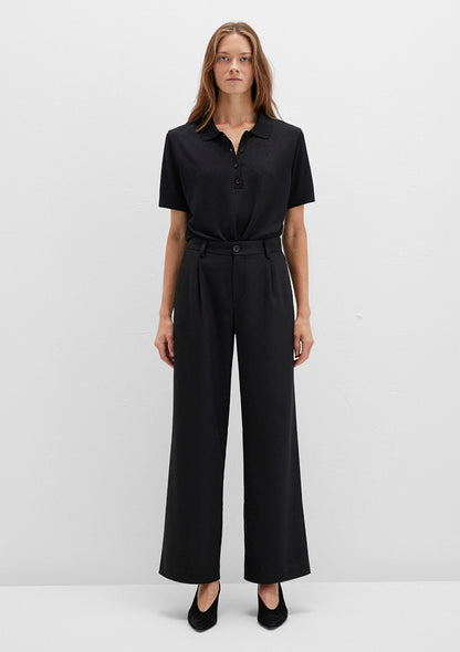 Black Striped Trousers