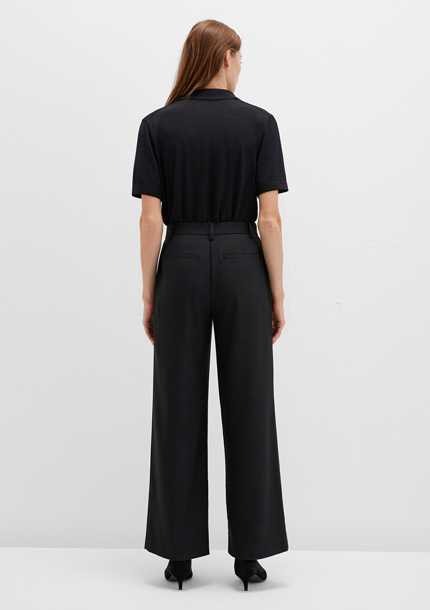 Black Striped Trousers