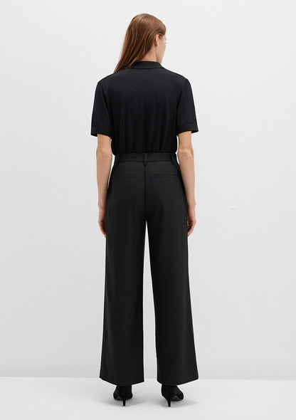 Black Striped Trousers