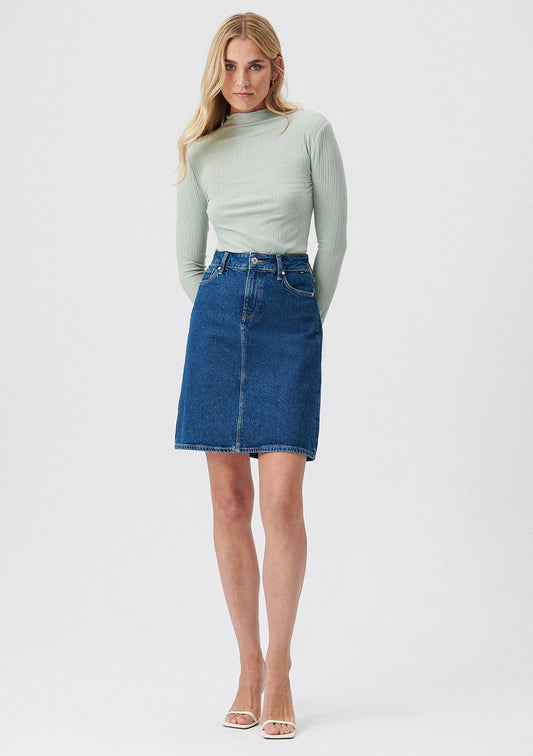 Valerie Blue Jean Skirt