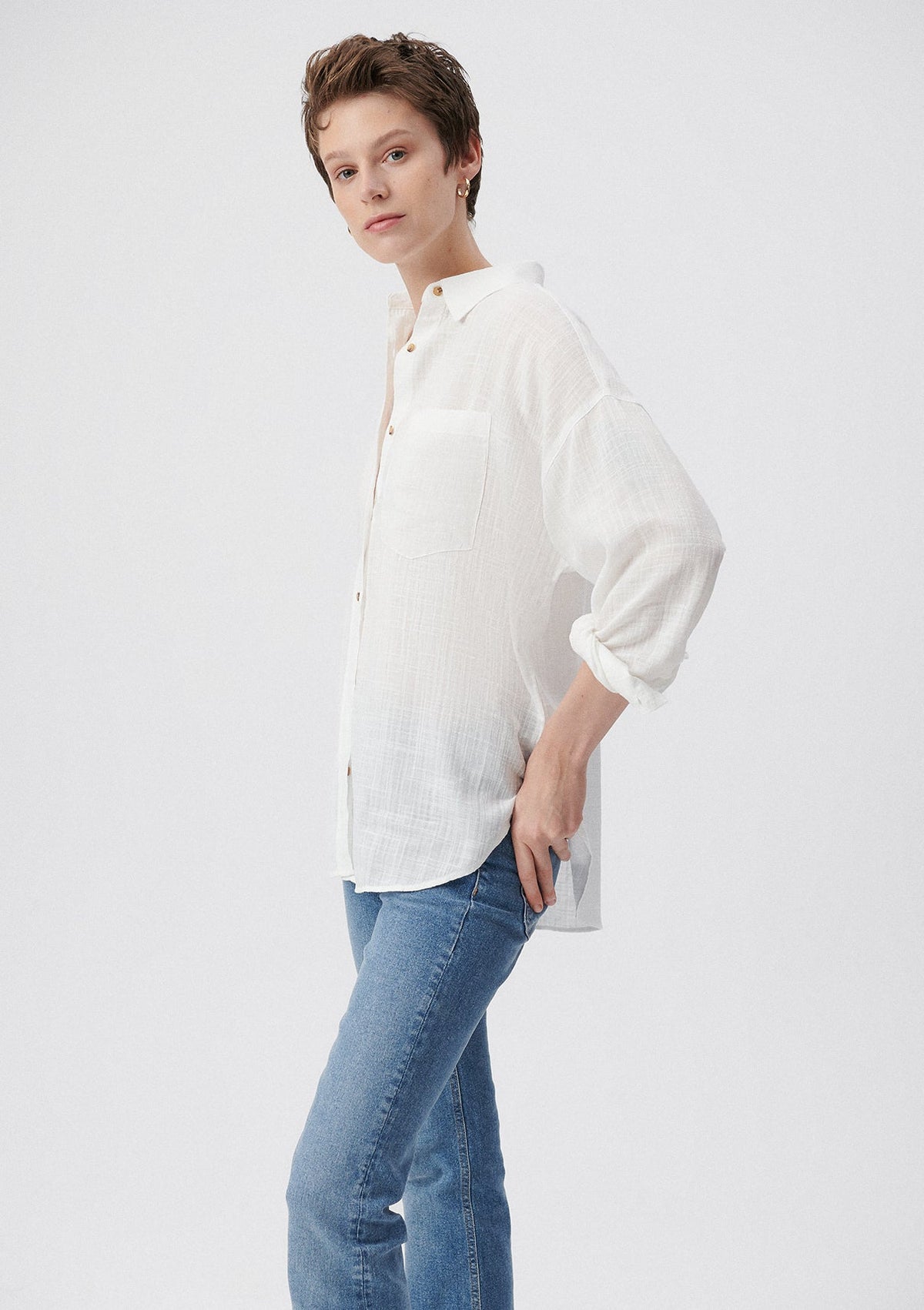 Beige Shirt