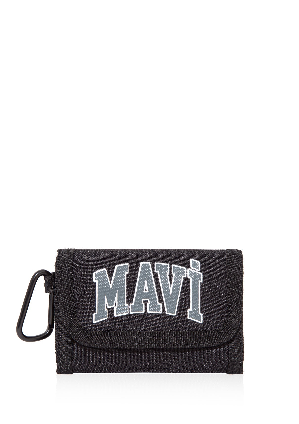 Mavi Logo Printed Black Wallet