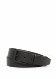 Black Faux Leather Belt