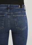 Maria Dark Blue Gold Denim Jean Pants