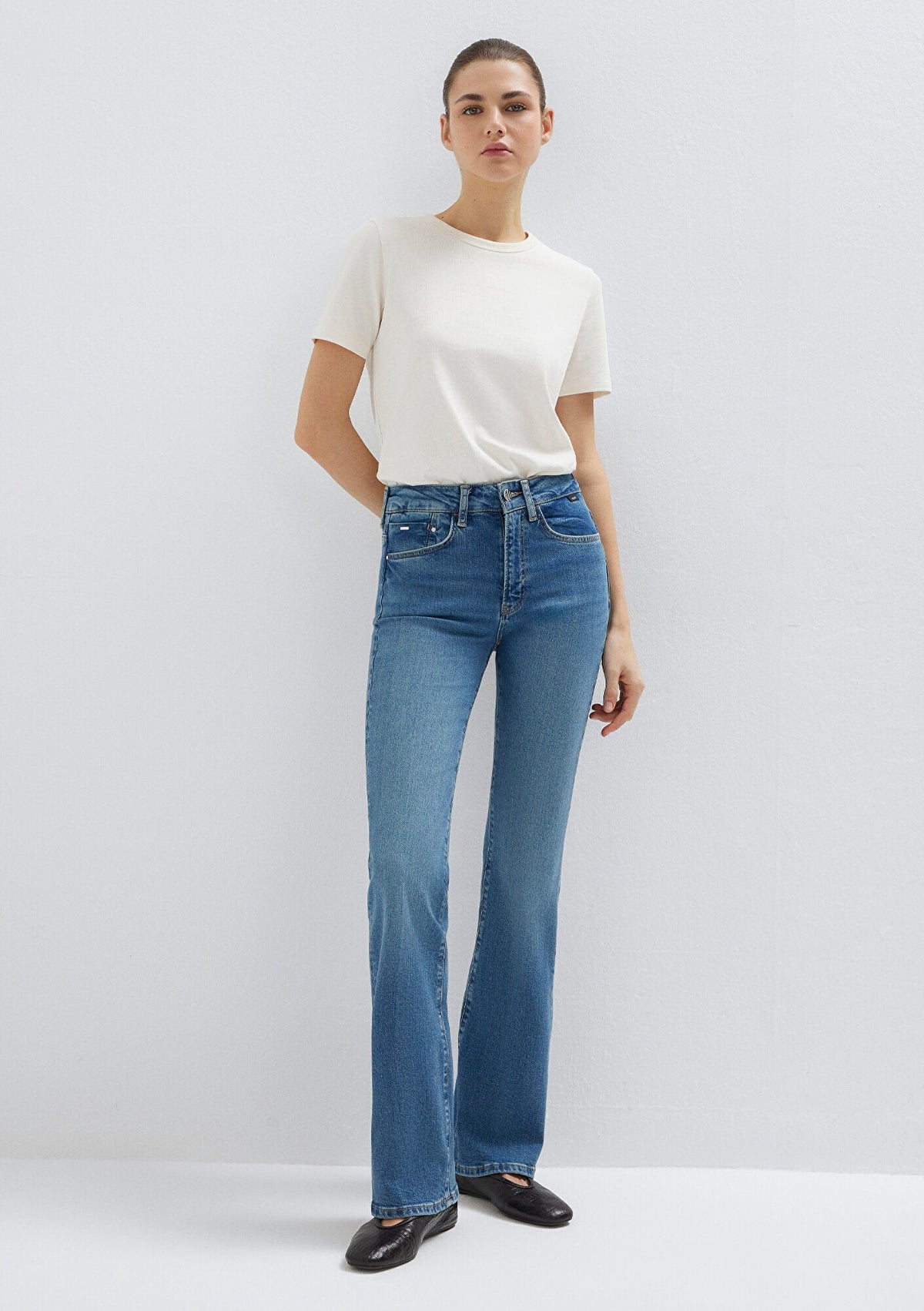 Maria Dark Shaded Mavi Edition Jean Pants