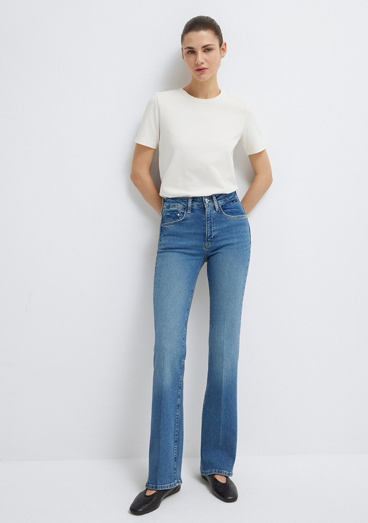Maria Dark Shaded Mavi Edition Jean Pants