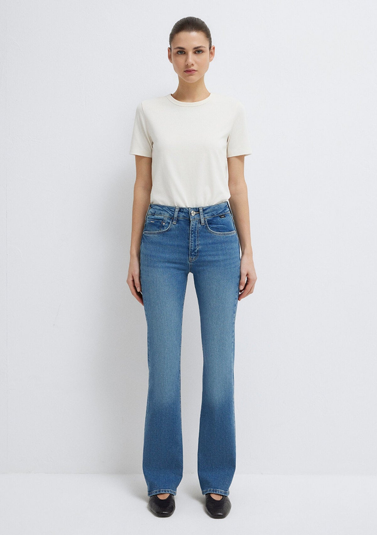 Maria Dark Shaded Mavi Edition Jean Pants