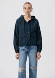 Hooded Navy Jacket