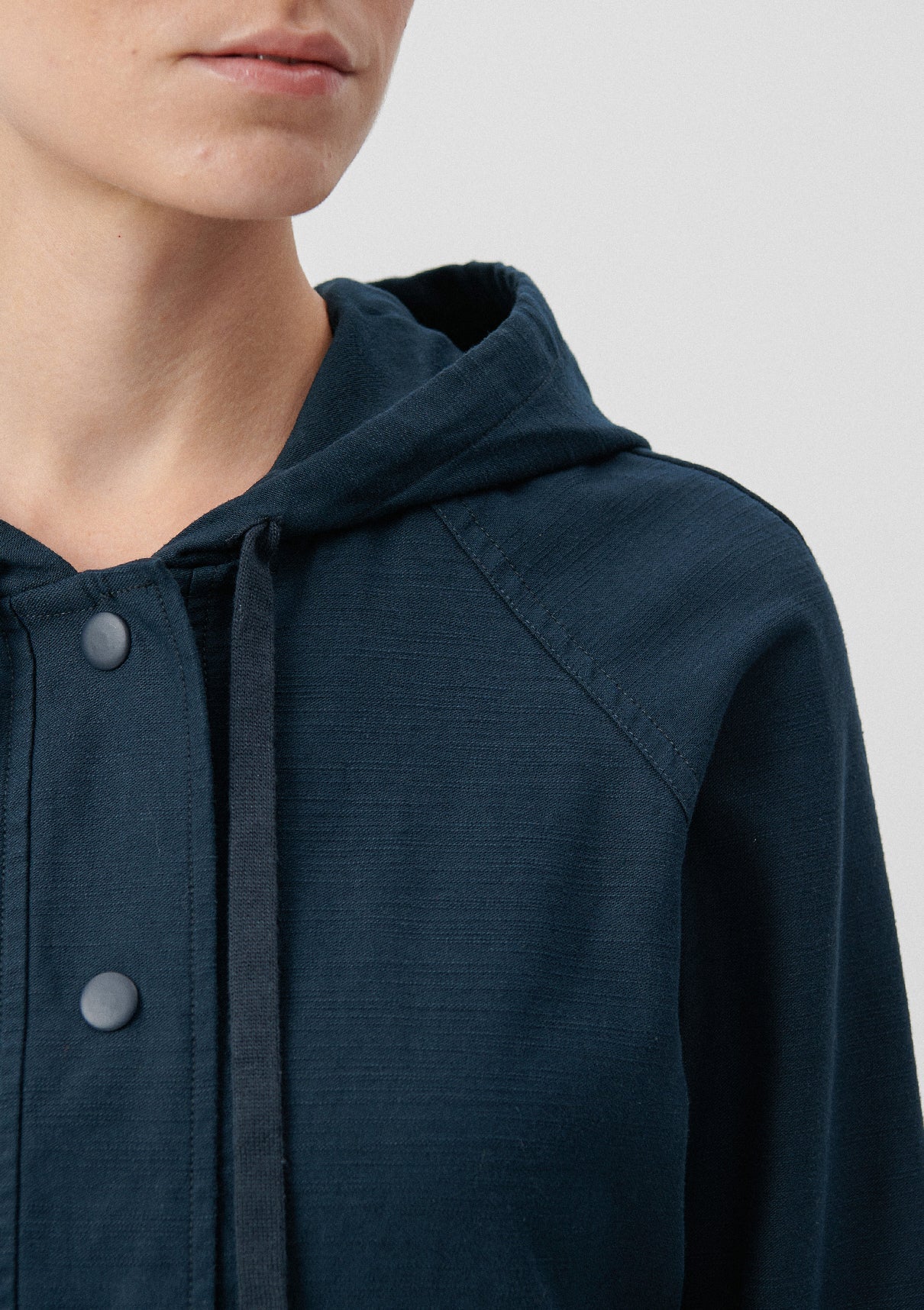 Hooded Navy Jacket
