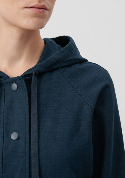 Hooded Navy Jacket