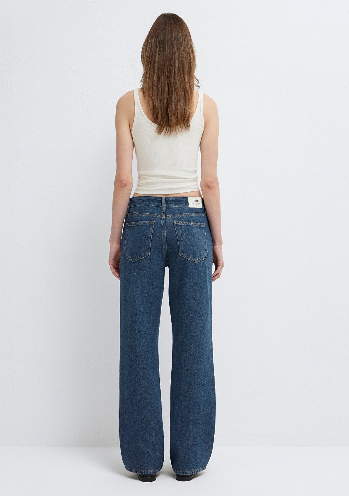 Lovely Dark Foggy Classic Denim Jean Pants