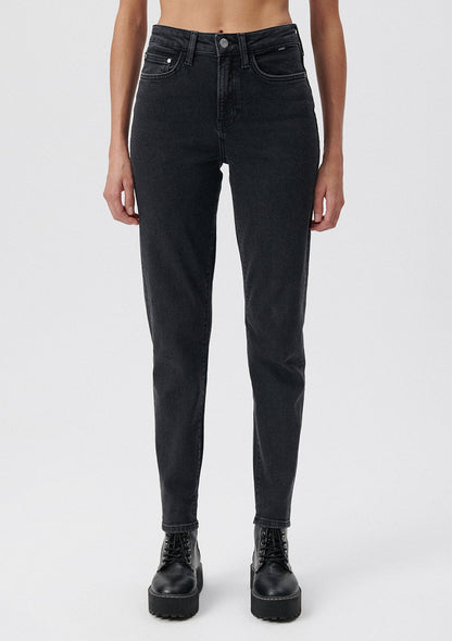 Cindy Mid Smoke Denim Jean Pants