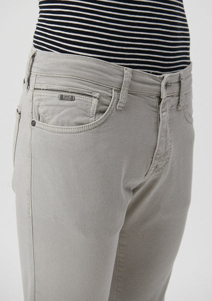 Jake Neutral Grey Mavi Black Gabardine Pants