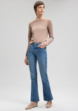 Molly Light Blue Gold Shape Jean Pants