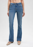 Molly Light Blue Gold Shape Jean Pants