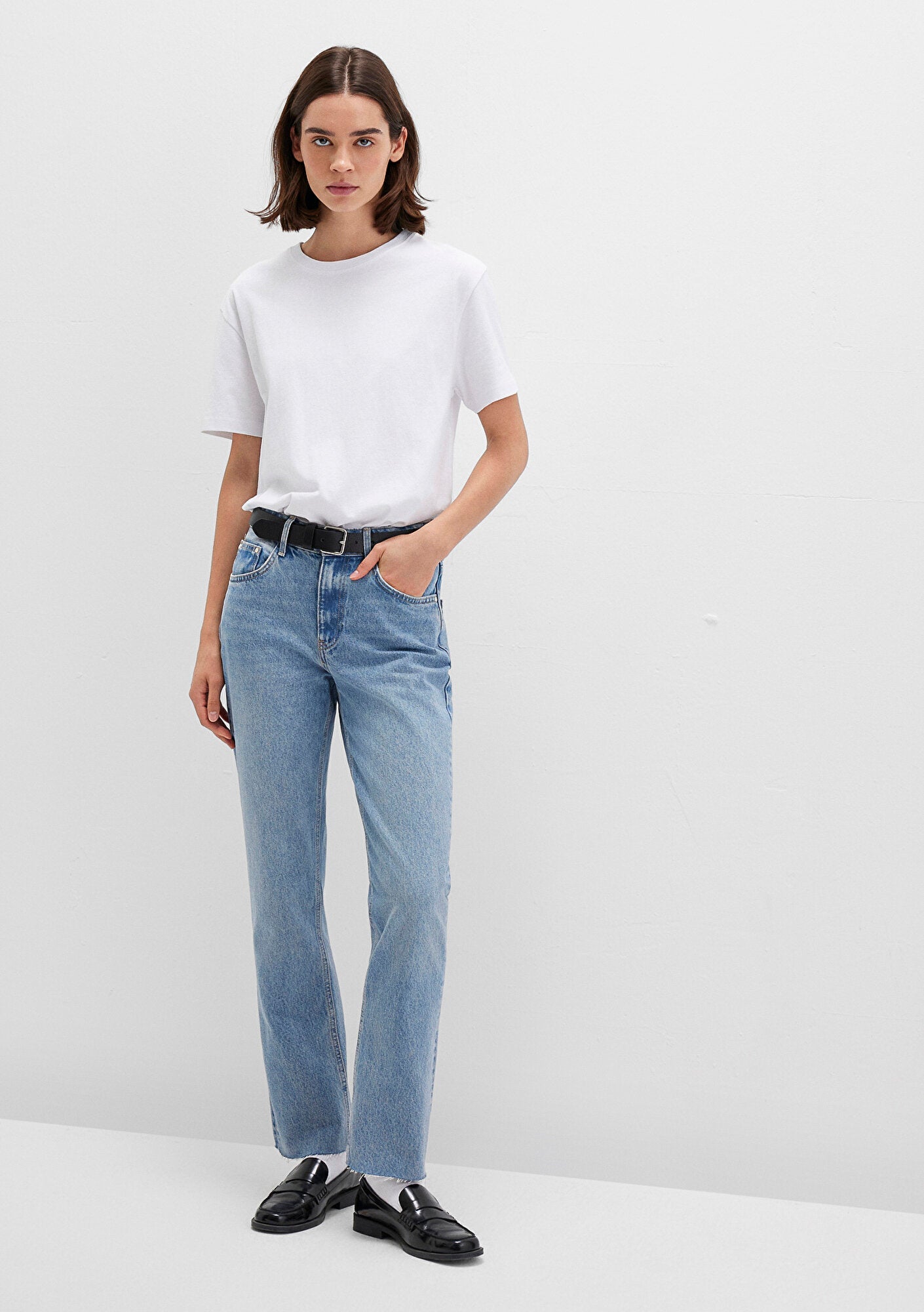 New York Real Blue Blue Jean Pants