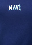 Mavi Logo Printed Blue Tank Top
