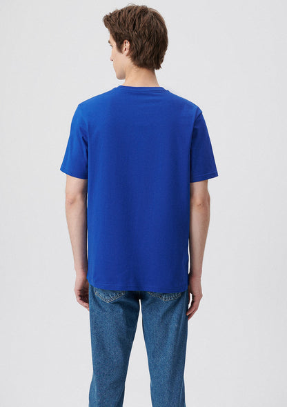 Mavi Logo Printed Blue T-Shirt