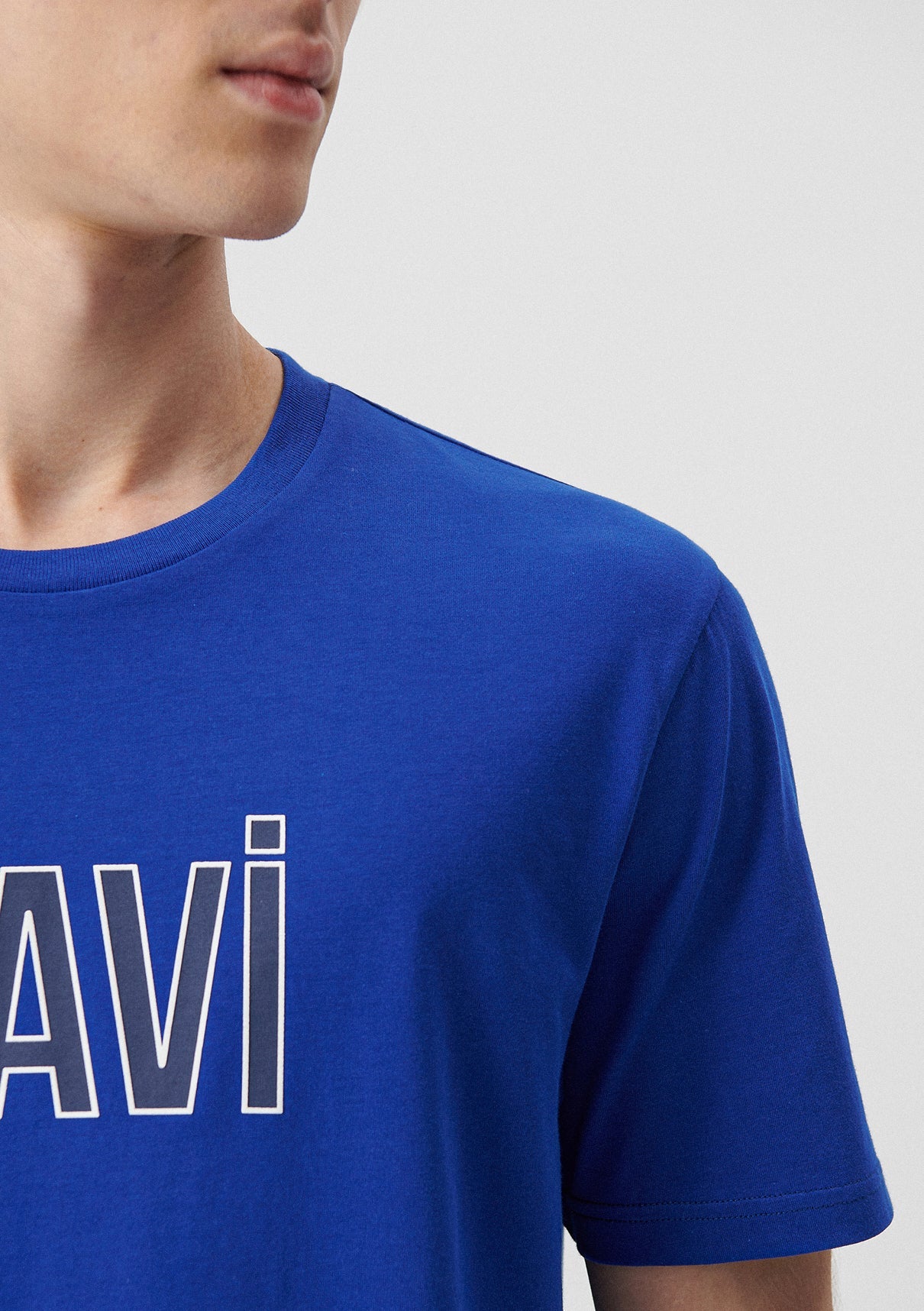 Mavi Logo Printed Blue T-Shirt