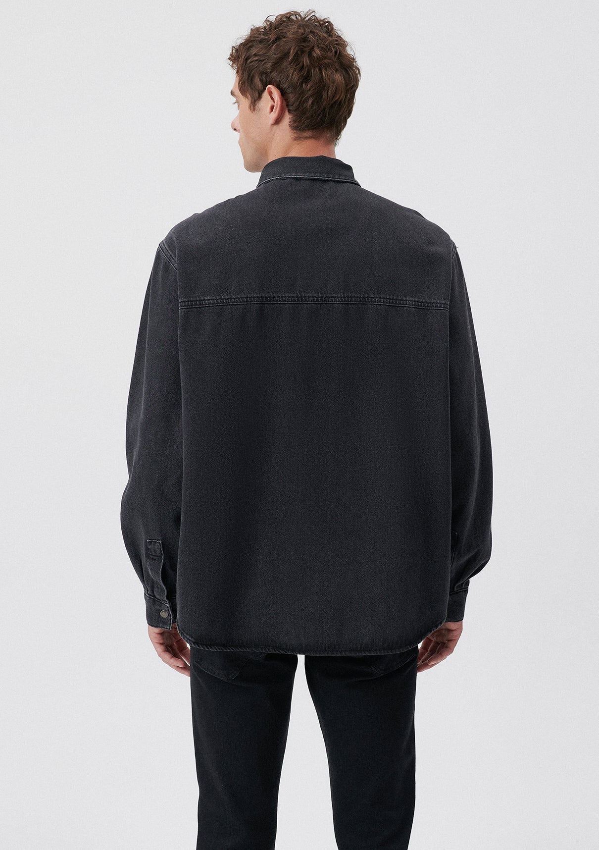 Ross Smoke Denim Jean Shirt