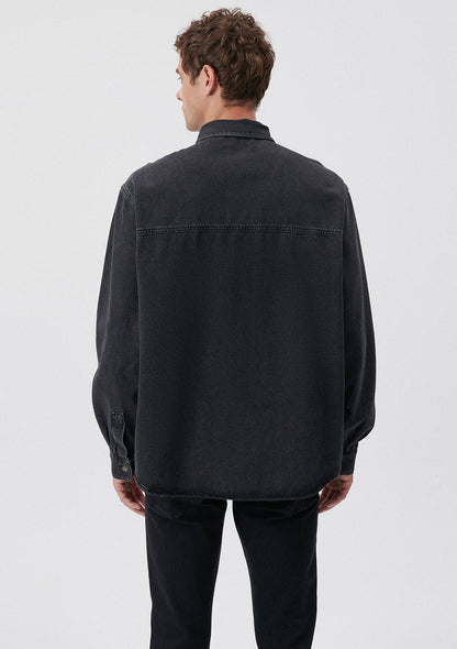Ross Smoke Denim Jean Shirt