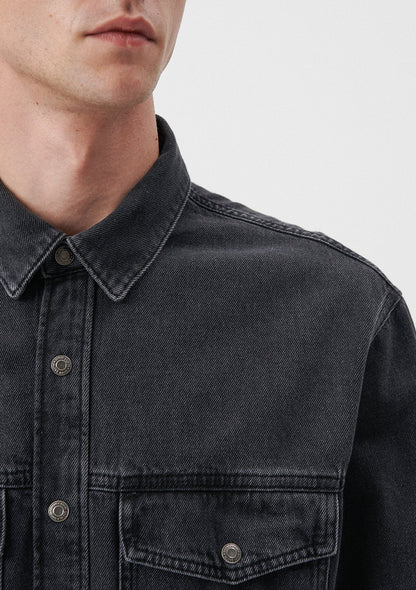 Ross Smoke Denim Jean Shirt