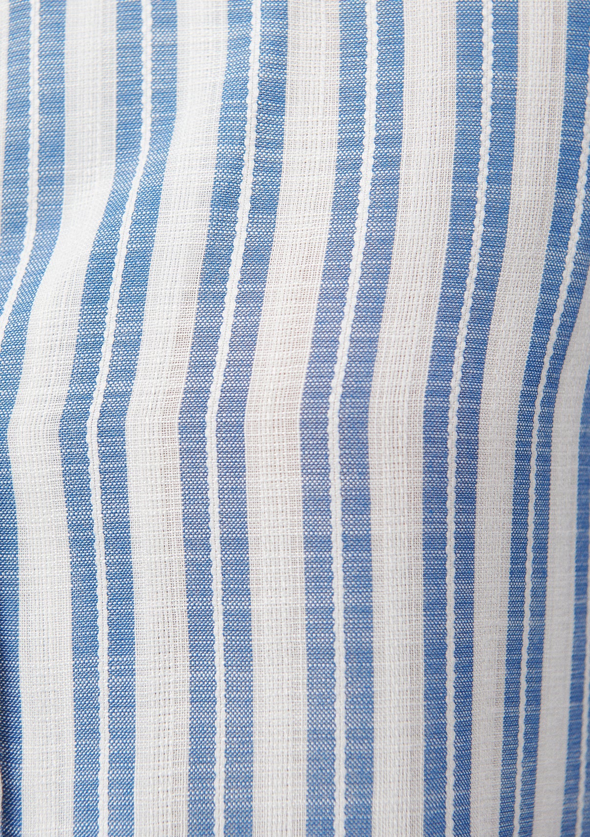 Striped White Blouse